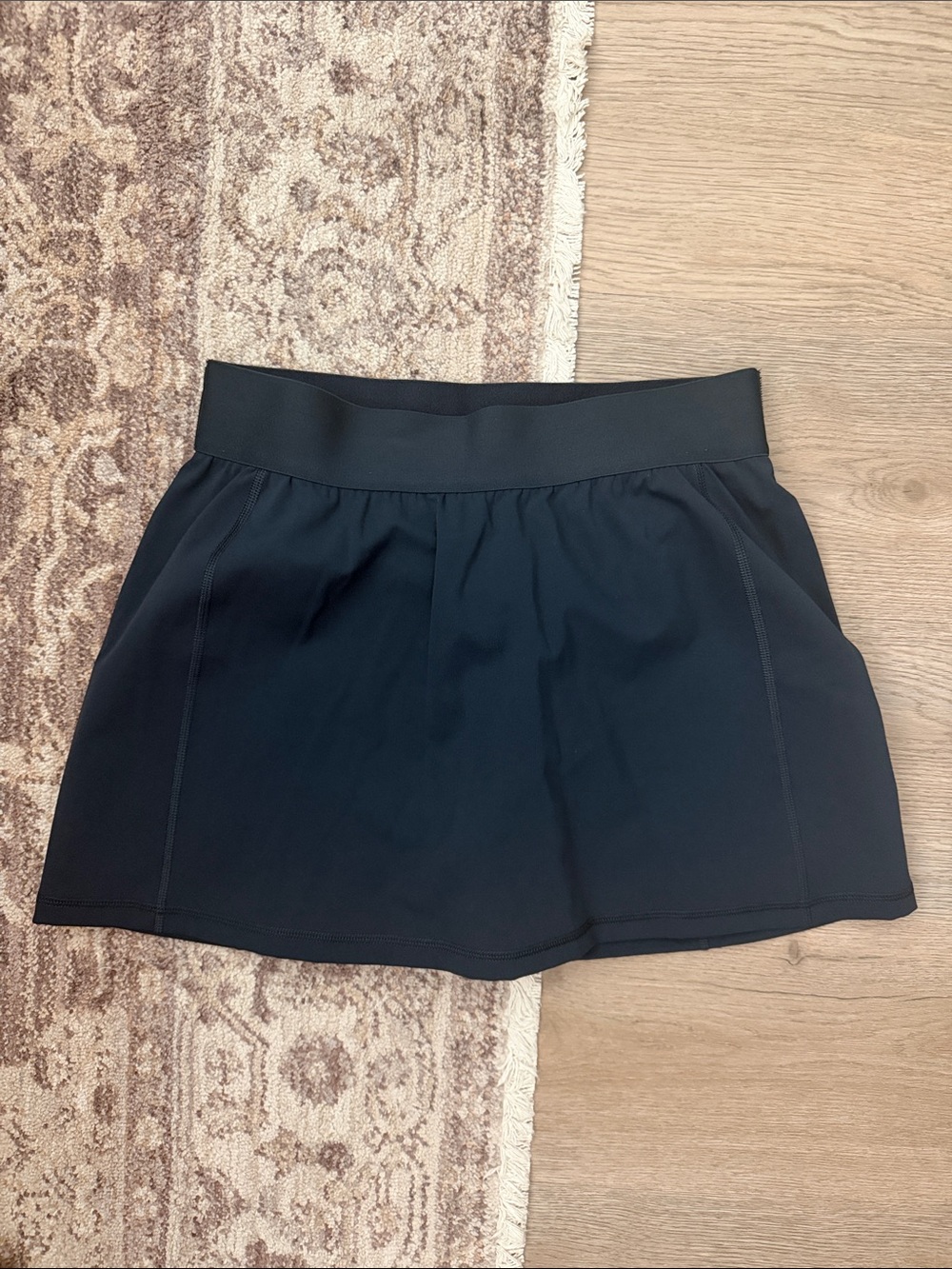 Aritzia Black Mini Skirt with Wide Elastic Waistband